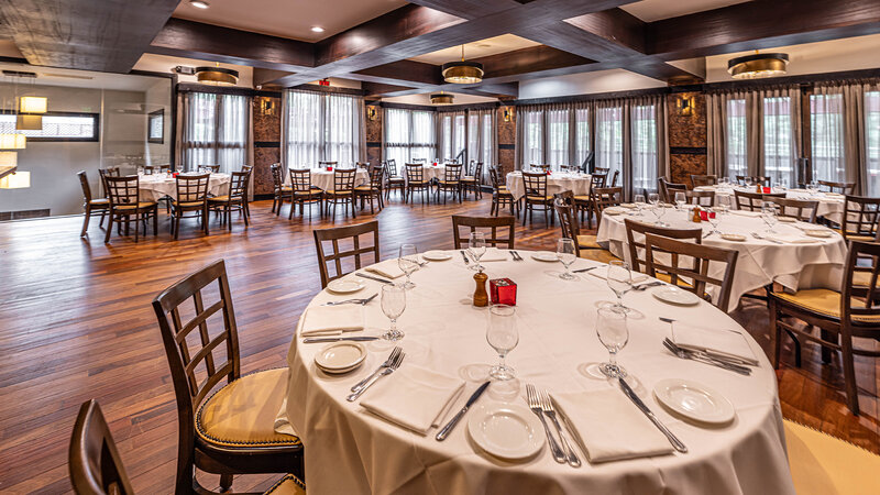 Onyx Room with many set tables - Sear House - Gallery Photo 2 Onyx Room with many set tables