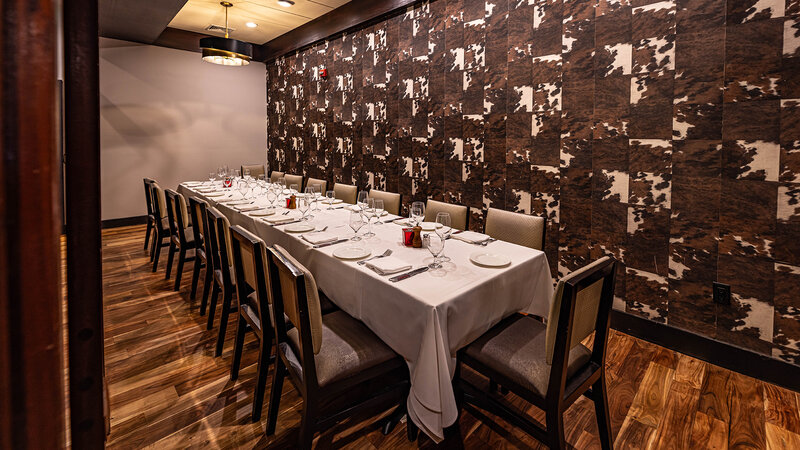 Ballroom with long set table for many people - Sear House - Gallery Photo 1 Ballroom with long set table for many people